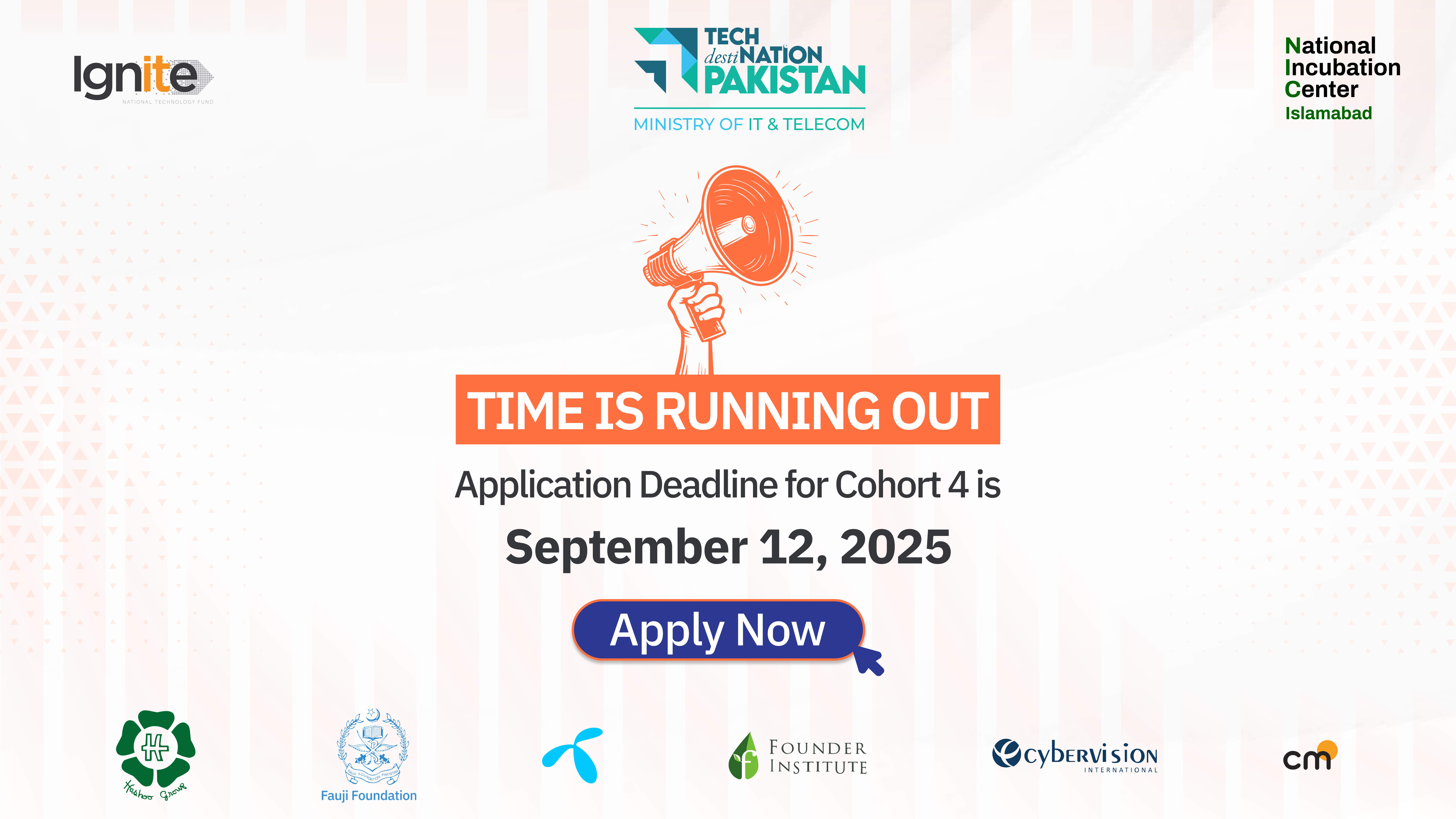 Applications are now open — apply today!